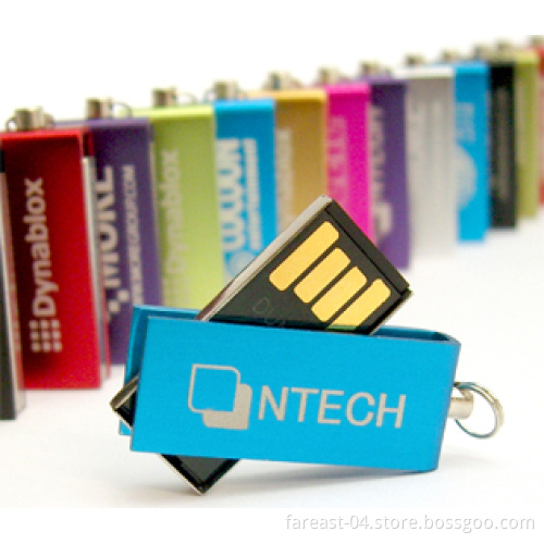 Promotional Advertising Customized Logo Mini Metal USB Drives